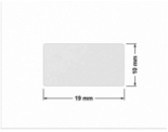 PLOMBA VOID BIAŁA POŁYSK VOID D-36203 prostokąt 19x10mm