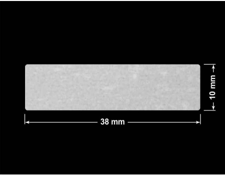 PLOMBA VOID BIAŁA POŁYSK VOID D-36203 prostokąt 38x10mm