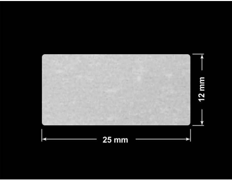 PLOMBA VOID BIAŁA POŁYSK VOID D-36203 prostokąt 25x12mm
