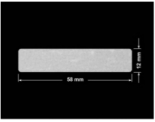 PLOMBA VOID BIAŁA POŁYSK VOID D-36203 prostokąt 58x12mm