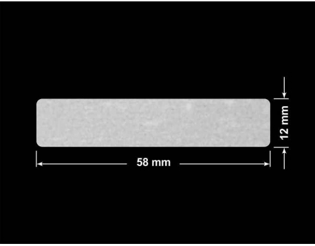 PLOMBA VOID BIAŁA POŁYSK VOID D-36203 prostokąt 58x12mm
