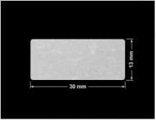 PLOMBA VOID BIAŁA POŁYSK VOID D-36203 prostokąt 30x13mm