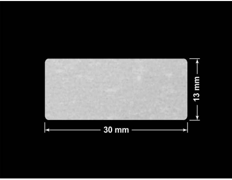 PLOMBA VOID BIAŁA POŁYSK VOID D-36203 prostokąt 30x13mm