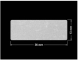 PLOMBA VOID BIAŁA POŁYSK VOID D-36203 prostokąt 36x13mm