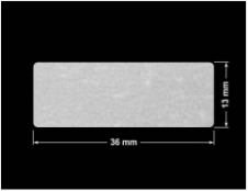 PLOMBA VOID BIAŁA POŁYSK VOID D-36203 prostokąt 36x13mm