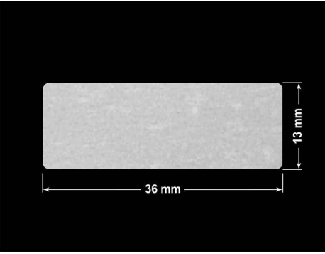 PLOMBA VOID BIAŁA POŁYSK VOID D-36203 prostokąt 36x13mm