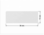 PLOMBA VOID BIAŁA POŁYSK VOID D-36203 prostokąt 36x13mm