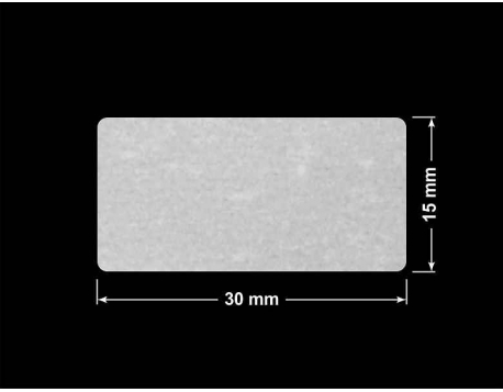 PLOMBA VOID BIAŁA POŁYSK VOID D-36203 prostokąt 30x15mm