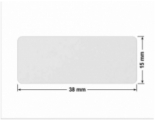 PLOMBA VOID BIAŁA POŁYSK VOID D-36203 prostokąt 38x15mm