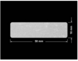 PLOMBA VOID BIAŁA POŁYSK VOID D-36203 prostokąt 58x16mm