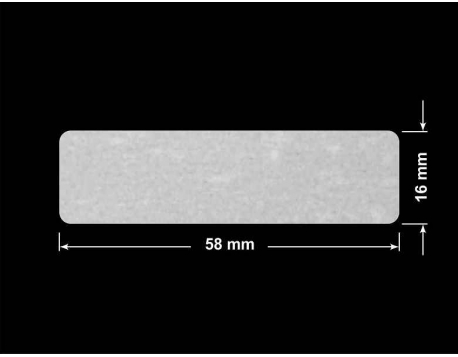 PLOMBA VOID BIAŁA POŁYSK VOID D-36203 prostokąt 58x16mm
