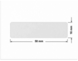 PLOMBA VOID BIAŁA POŁYSK VOID D-36203 prostokąt 58x16mm