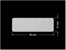 PLOMBA VOID BIAŁA POŁYSK VOID D-36203 prostokąt 50x17mm
