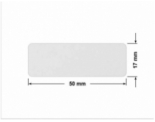 PLOMBA VOID BIAŁA POŁYSK VOID D-36203 prostokąt 50x17mm