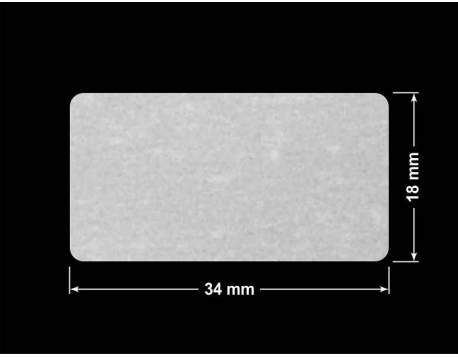 PLOMBA VOID BIAŁA POŁYSK VOID D-36203 prostokąt 34x18mm