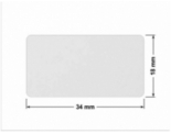 PLOMBA VOID BIAŁA POŁYSK VOID D-36203 prostokąt 34x18mm