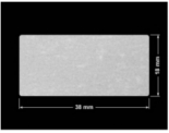 PLOMBA VOID BIAŁA POŁYSK VOID D-36203 prostokąt 38x18mm
