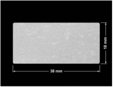 PLOMBA VOID BIAŁA POŁYSK VOID D-36203 prostokąt 38x18mm