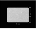 PLOMBA VOID BIAŁA POŁYSK VOID D-36203 prostokąt 30x20mm