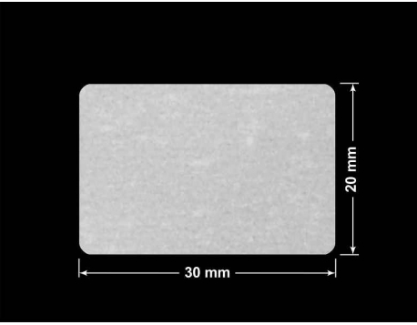 PLOMBA VOID BIAŁA POŁYSK VOID D-36203 prostokąt 30x20mm