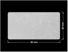 PLOMBA VOID BIAŁA POŁYSK VOID D-36203 prostokąt 38x20mm