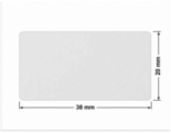 PLOMBA VOID BIAŁA POŁYSK VOID D-36203 prostokąt 38x20mm