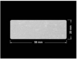 PLOMBA VOID BIAŁA POŁYSK VOID D-36203 prostokąt 58x20mm