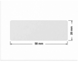 PLOMBA VOID BIAŁA POŁYSK VOID D-36203 prostokąt 58x20mm