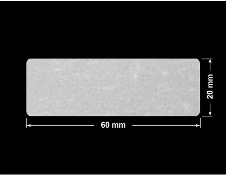 PLOMBA VOID BIAŁA POŁYSK VOID D-36203 prostokąt 60x20mm