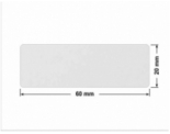 PLOMBA VOID BIAŁA POŁYSK VOID D-36203 prostokąt 60x20mm