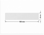 PLOMBA VOID BIAŁA POŁYSK VOID D-36203 prostokąt 100x20mm