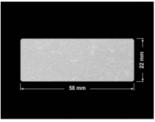 PLOMBA VOID BIAŁA POŁYSK VOID D-36203 prostokąt 58x22mm
