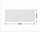 PLOMBA VOID BIAŁA POŁYSK VOID D-36203 prostokąt 58x24mm