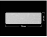 PLOMBA VOID BIAŁA POŁYSK VOID D-36203 prostokąt 76x24mm