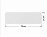PLOMBA VOID BIAŁA POŁYSK VOID D-36203 prostokąt 76x24mm
