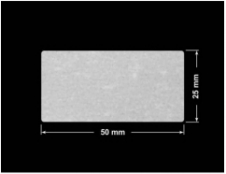 PLOMBA VOID BIAŁA POŁYSK VOID D-36203 prostokąt 50x25mm