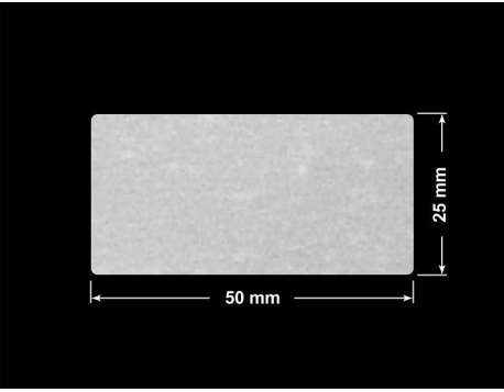 PLOMBA VOID BIAŁA POŁYSK VOID D-36203 prostokąt 50x25mm