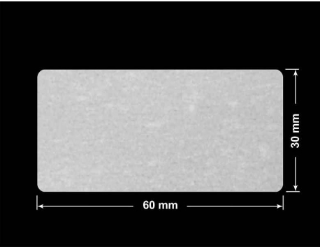 PLOMBA VOID BIAŁA POŁYSK VOID D-36203 prostokąt 60x30mm