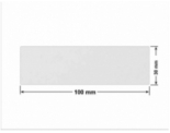 PLOMBA VOID BIAŁA POŁYSK VOID D-36203 prostokąt 100x30mm