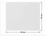 PLOMBA VOID BIAŁA POŁYSK VOID D-36203 prostokąt 38x32mm