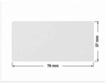 PLOMBA VOID BIAŁA POŁYSK VOID D-36203 prostokąt 76x37mm