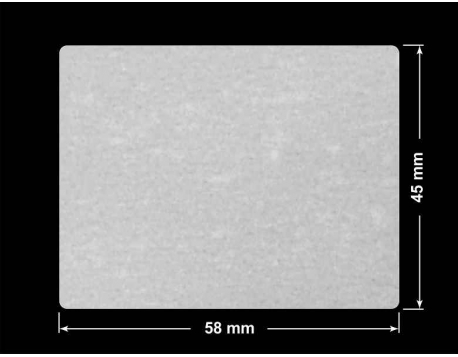 PLOMBA VOID BIAŁA POŁYSK VOID D-36203 prostokąt 58x45mm