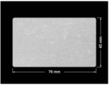 PLOMBA VOID BIAŁA POŁYSK VOID D-36203 prostokąt 76x45mm