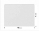 PLOMBA VOID BIAŁA POŁYSK VOID D-36203 prostokąt 76x56mm