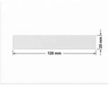 PLOMBA VOID BIAŁA POŁYSK VOID D-36203 prostokąt 120x20mm