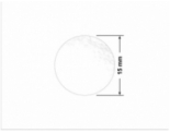 PLOMBA VOID TRANSPARENT POŁYSK D-34A02 kółko 15mm