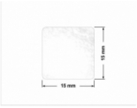 PLOMBA VOID TRANSPARENT POŁYSK D-34A02 kwadrat 15x15mm