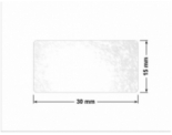 PLOMBA VOID TRANSPARENT POŁYSK D-34A02 prostokąt 30x15mm