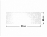 PLOMBA VOID TRANSPARENT POŁYSK D-34A02 prostokąt 58x20mm