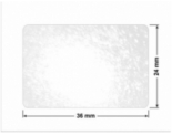 PLOMBA VOID TRANSPARENT POŁYSK D-34A02 prostokąt 36x24mm